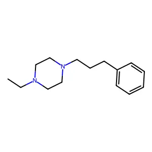 1-Ethyl-4-(3-phenylpropyl)piperazine structure