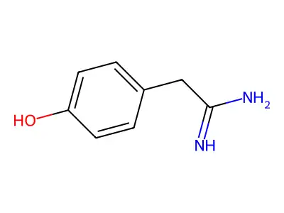 2-(4-Hydroxyphenyl)acetimidamide structure