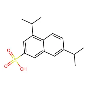 4,7-二异丙基萘-2-磺酸 structure