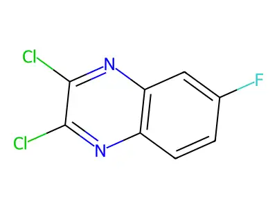 2,3-Dichloro-6-fluoroquinoxaline structure