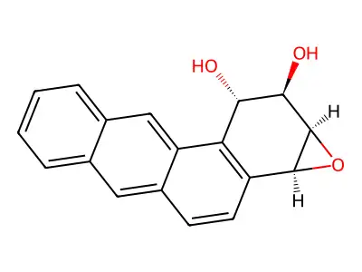 1a,10,11,11a-Tetrahydrobenzo(6,7)phenanthro(1,2-b)oxirene-10,11-diol structure