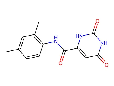 N-(2,4-dimethylphenyl)-2,4-dioxo-1H-pyrimidine-6-carboxamide structure