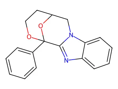 1,5-Epoxy-1H-(1,4)oxazocino(4,3-a)benzimidazole, 3,4,5,6-tetrahydro-1-phenyl- structure