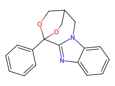 1,4-(Epoxymethanol)-1H,3H-(1,4)oxazepino(4,3-a)benzimidazole, 4,5-dihydro-1-phenyl- structure