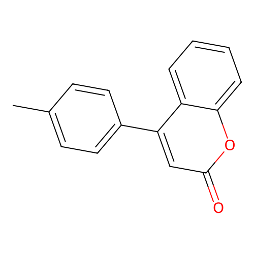 4-(p-Tolyl)-2H-chromen-2-one structure