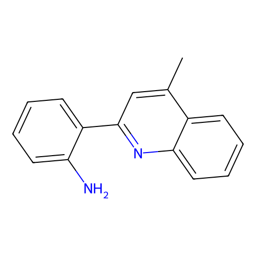 2-(4-Methylquinolin-2-yl)aniline structure