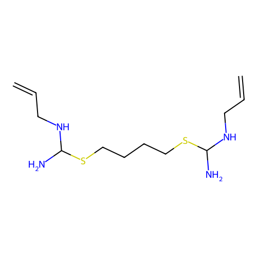 6,11-Dithia-4,13-diazahexadeca-1,15-diene-5,12-diamine structure
