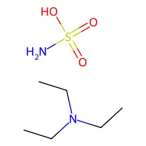 Sulfamic acid, compd. with N,N-diethylethanamine (1:1) structure