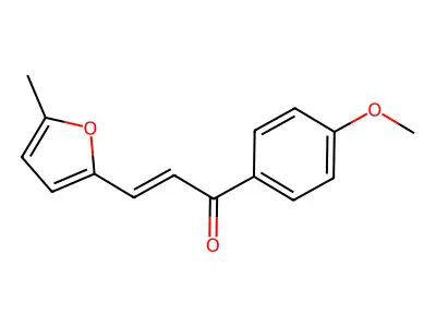 1-(4-Methoxyphenyl)-3-(5-methyl-2-furyl)prop-2-en-1-one structure