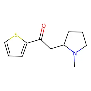 Ethanone, 2-(1-methyl-2-pyrrolidinyl)-1-(2-thienyl)- structure
