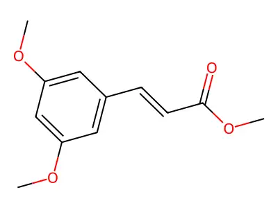 Methyl 3-(3,5-dimethoxyphenyl)prop-2-enoate structure