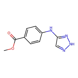 methyl 4-(2H-triazol-4-ylamino)benzoate structure