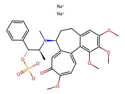 Colchiceineamide-L-ephedrine phosphate structure