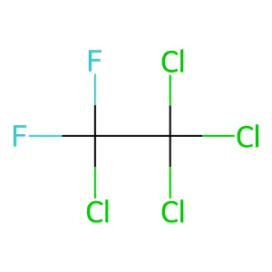 1,1,1,2-Tetrachloro-2,2-difluoroethane structure