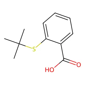 2-tert-Butylsulfanyl-benzoic acid structure
