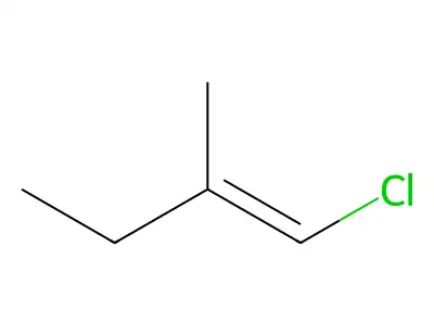 1-Butene, 1-chloro-2-methyl- structure