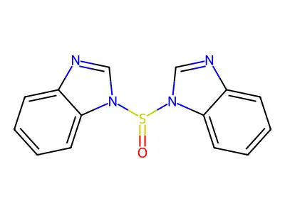 1-(1H-benzimidazol-1-ylsulfinyl)-1H-benzimidazole structure