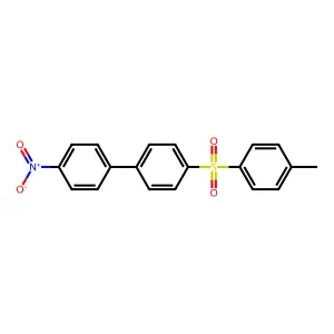 1,1'-Biphenyl, 4-[(4-methylphenyl)sulfonyl]-4'-nitro- structure