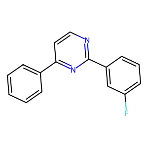 2-(3-Fluorophenyl)-4-phenylpyrimidine structure