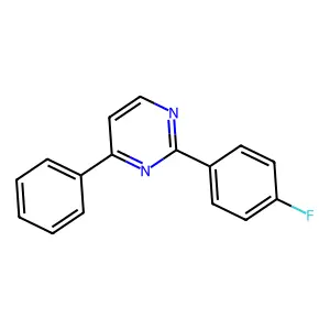 2-(4-Fluorophenyl)-4-phenylpyrimidine structure