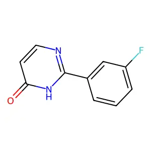 2-(3-Fluorophenyl)pyrimidin-4-ol structure