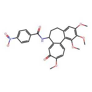 Colchicine, N-deacetyl-N-(p-nitrobenzoyl)- structure