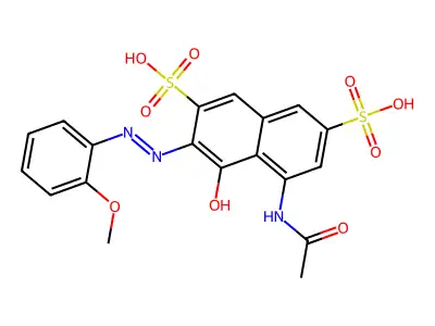 Acid Violet 12 free acid structure