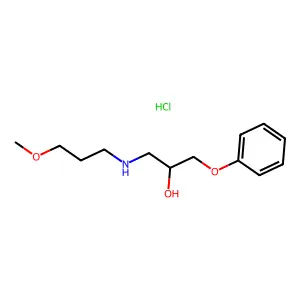 2-Propanol, 1-(3-methoxypropyl)amino-3-phenoxy- structure