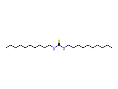 Thiourea, N,N'-didecyl- structure