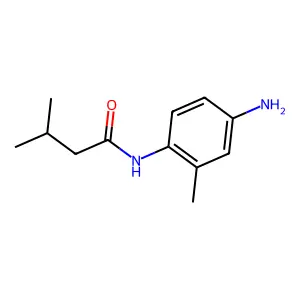 N-(4-amino-2-methylphenyl)-3-methylbutanamide structure