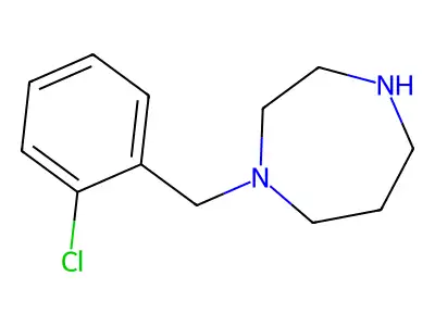 1-(2-Chlorobenzyl)-1,4-diazepane structure