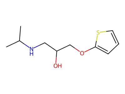 2-Propanol, 1-(isopropylamino)-3-(2-thienyloxy)- structure