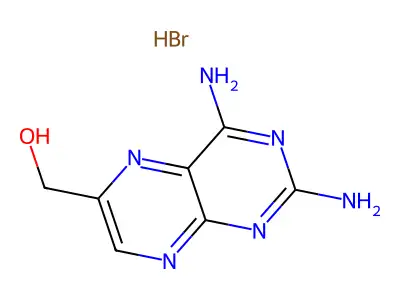 (2,4-Diaminopteridin-6-yl)methanol hydrobromide structure