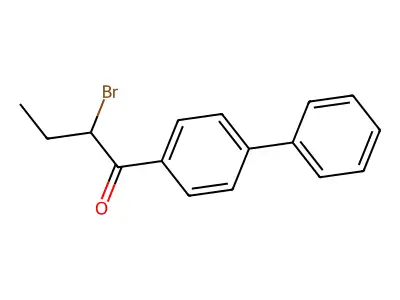 1-([1,1'-Biphenyl]-4-yl)-2-bromobutan-1-one structure