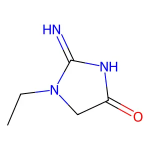 2-amino-3-ethyl-4H-imidazol-5-one structure