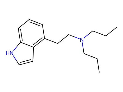 4-(2-di-N-propylaminoethyl)indole structure