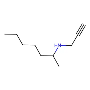 N-(丙-2-炔-1-基)庚-2-胺 structure