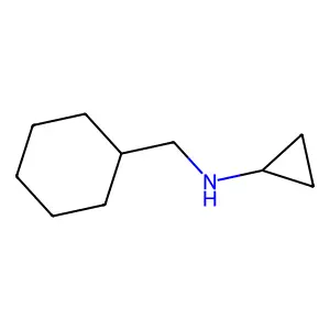 Cyclohexanemethylamine, N-cyclopropyl- structure