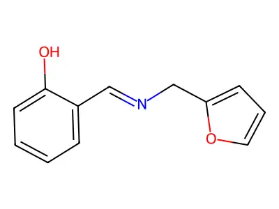 Phenol, 2-[[(2-furanylmethyl)imino]methyl]- structure