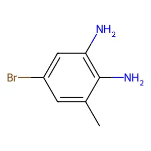 5-Bromo-3-methylbenzene-1,2-diamine structure