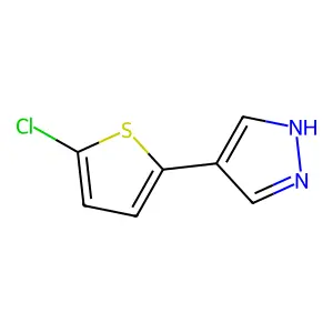 4-(5-chlorothiophen-2-yl)-1H-pyrazole structure