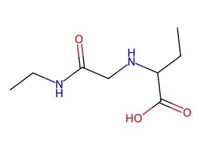 N-Ethylcarbaminomethyl-2-aminobutyric acid structure