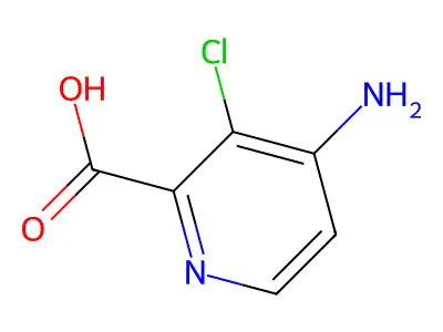 4-Amino-3-chloropyridine-2-carboxylic acid structure