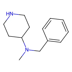 N-Benzyl-N-methylpiperidin-4-amine structure