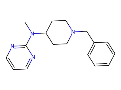 Pyrimidine, 2-(N-(1-benzyl-4-piperidyl)methylamino)- structure