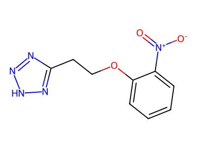 5-(2-(2-Nitrophenoxy)ethyl)-2H-tetrazole structure