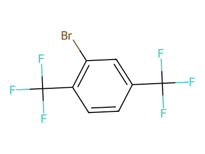 2-Bromo-1,4-bis(trifluoromethyl)benzene structure