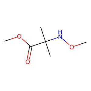 Methyl 2-(methoxyamino)-2-methylpropanoate structure