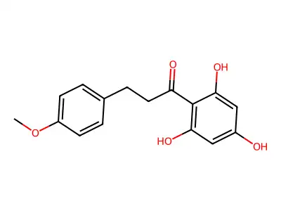 3-(4-Methoxyphenyl)-1-(2,4,6-trihydroxyphenyl)propan-1-one structure