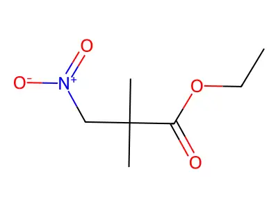 Ethyl 2,2-dimethyl-3-nitropropionate structure